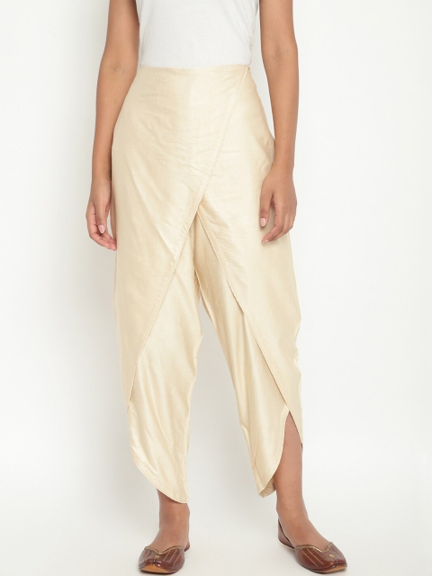 

Fabindia Women Beige Solid Dhotis
