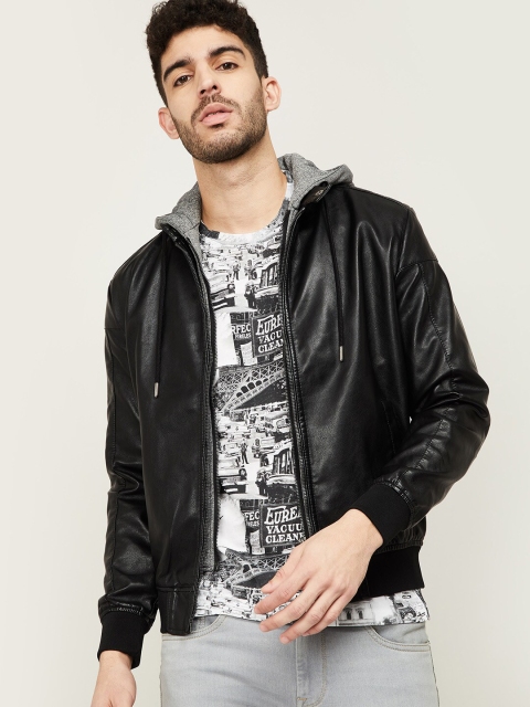 

Bossini Men Black Bomber Jacket