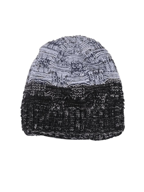 

ELLIS Men White & Black Beanie