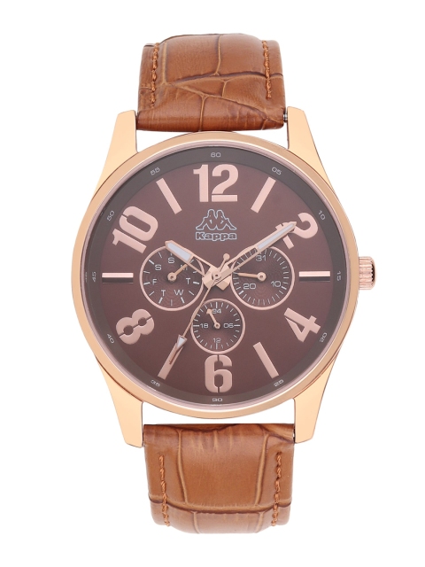 

Kappa Men Brown Dial & Leather Straps Analogue Watch KP-1420M-B-BR