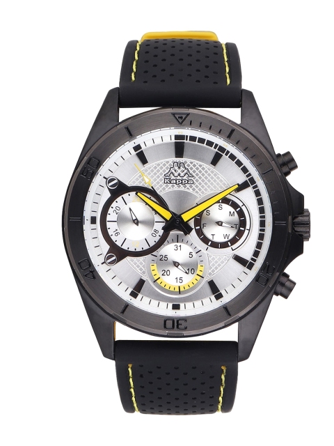 

Kappa Men White Dial & Black Straps Analogue Watch - KP-1403M-E-BK