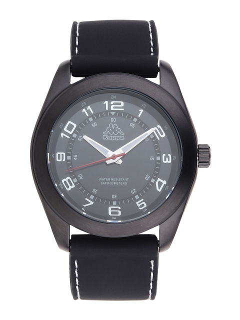 

Kappa Men Black Printed Dial & Black Straps Analogue Watch KP-1432M-B-BK