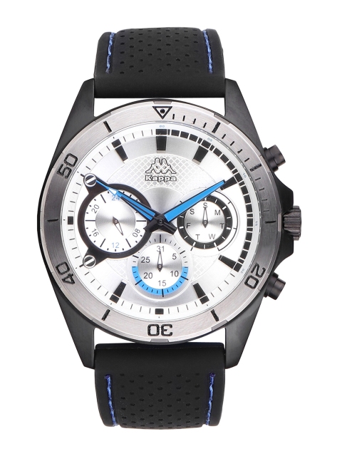 

Kappa Men White Dial & Black Straps Analogue Watch KP-1403M-A-BK