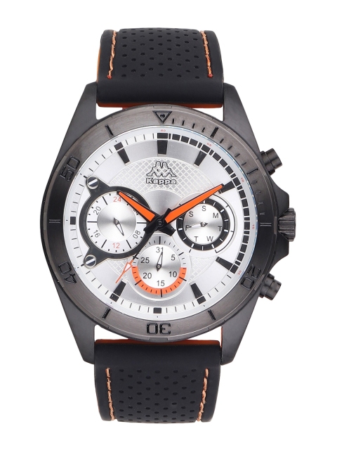 

Kappa Men White Dial & Black Straps Analogue Watch KP-1403M-C-BK