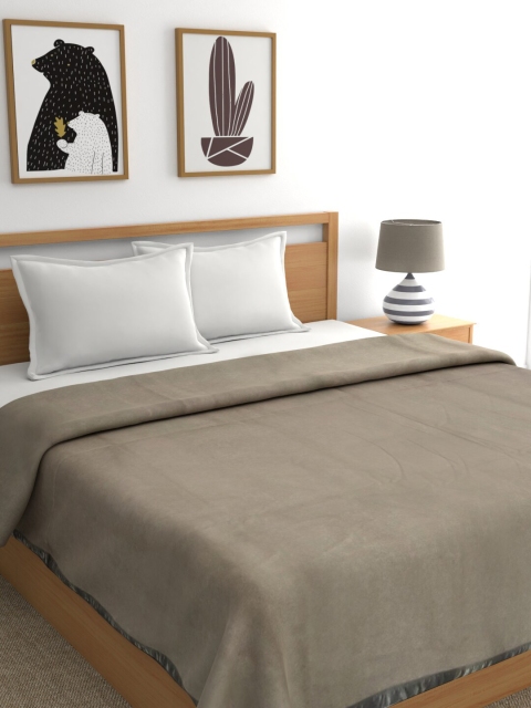 

Raymond Home Olive Green Mild Winter 450 GSM Double Bed Blanket