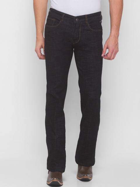 

mode de base Men Black Bootcut Stretchable Jeans