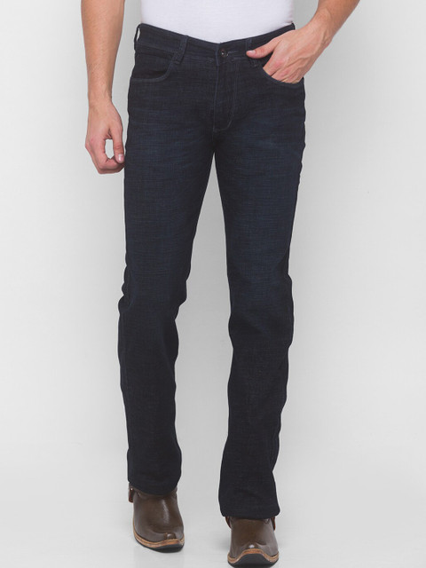 

mode de base Men Blue Bootcut Stretchable Jeans