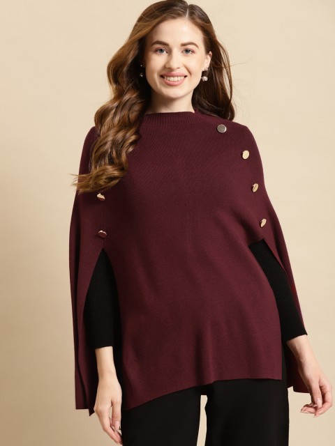 

COVER STORY Women Maroon Cardigan
