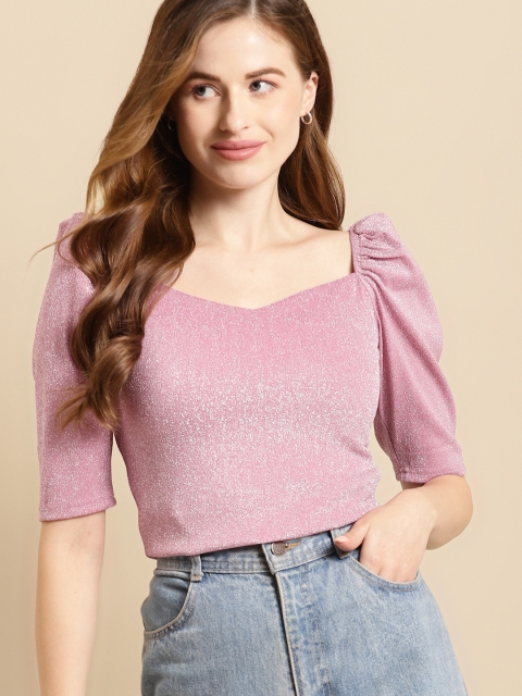 

COVER STORY Pink Regular Top