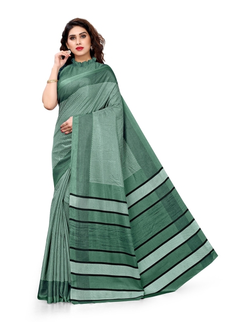 

KALINI Green Art Silk Saree
