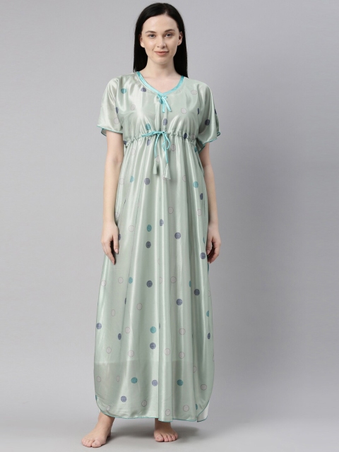 

Bailey sells Green & Grey Printed Satin Maxi Nightdress