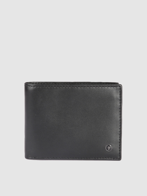 

Van Heusen Men Black Leather Two Fold Wallet