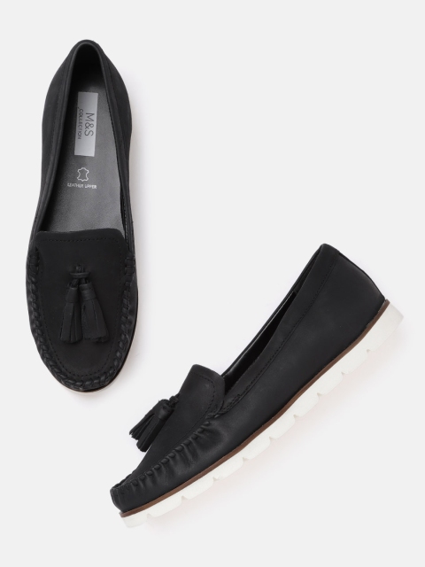 

Marks & Spencer Women Black Slip-On Sneakers