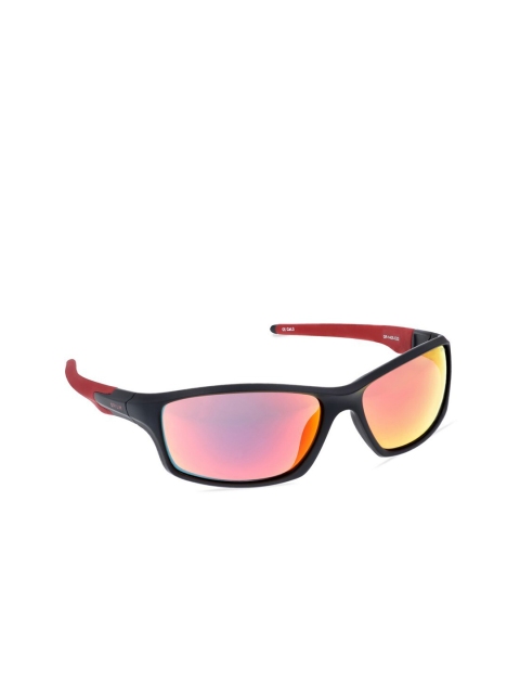 

OPIUM Men Red Lens & Black Sports Sunglasses with UV Protected Lens OP-1405-C02