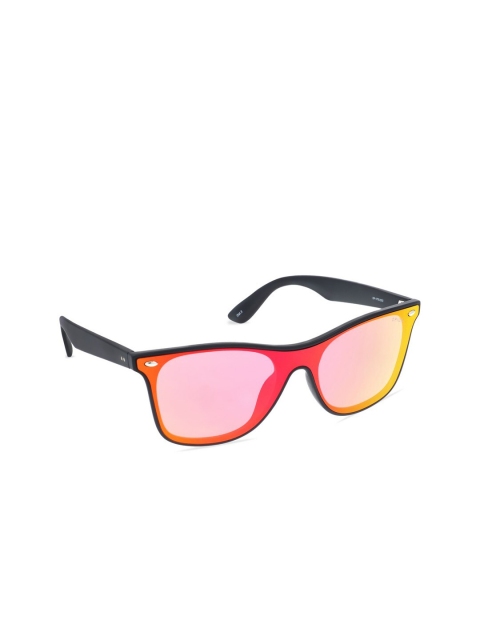 

OPIUM Men Red Lens & Black Wayfarer Sunglasses with UV Protected Lens OP-1779-C02