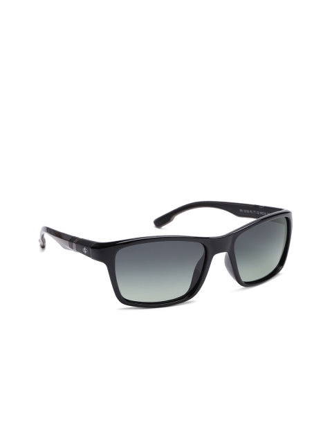 

Sprint Men Grey Lens & Black Rectangle Sunglasses with Polarised Lens 12123 PL C2 S
