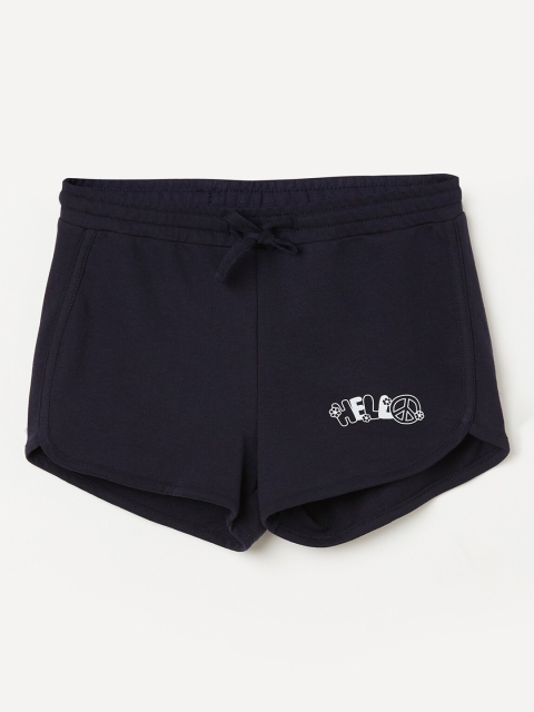 

Fame Forever by Lifestyle Girls Navy Blue Regular Shorts