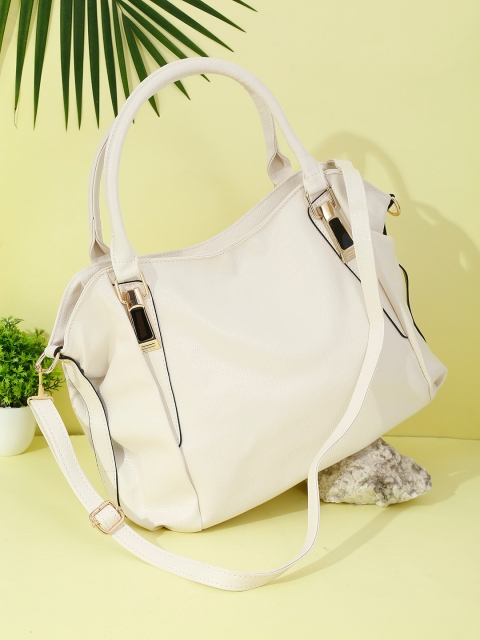 

Apsis Cream-Coloured Shopper Handheld Bag