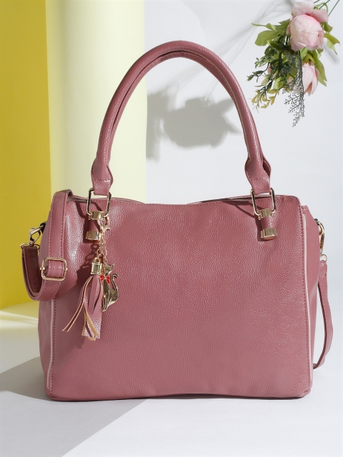 

Apsis Pink Structured Handheld Bag