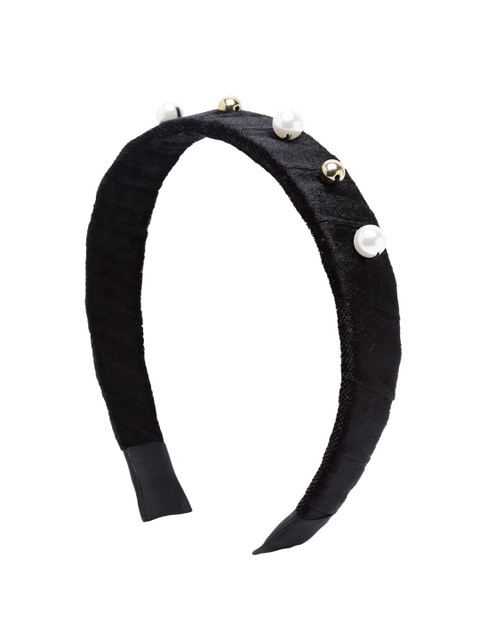 

Stoln Girls Black & White Embellished Hairband