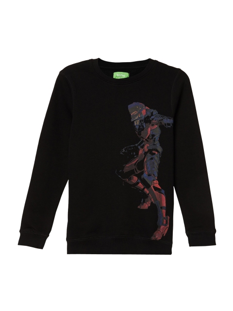

Bossini Boys Black Printed Sweatshirt