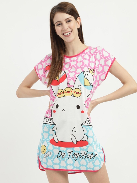 

V2 Value & Variety Pink Printed Nightdress