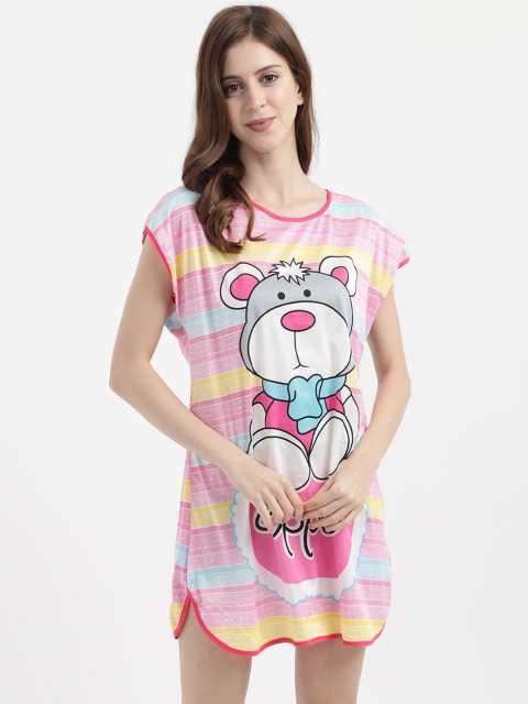 

V2 Value & Variety Pink Printed Nightdress
