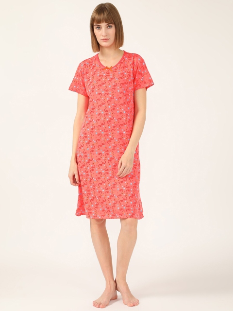 

V2 Value & Variety Pink Printed Nightdress