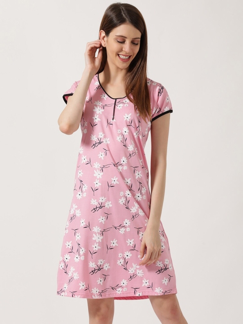 

V2 Value & Variety Pink Printed Nightdress