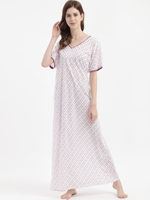 

V2 Value & Variety Violet Printed Maxi Nightdress