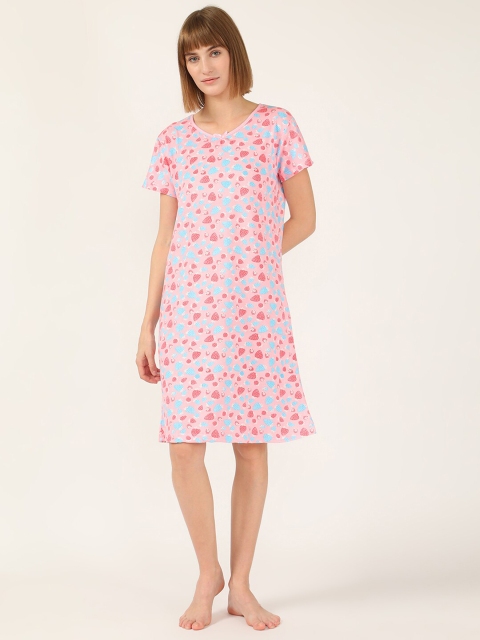 

V2 Value & Variety Pink Printed Nightdress
