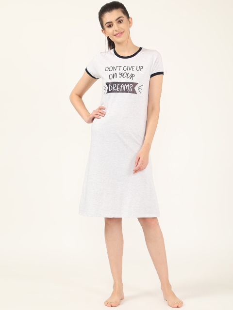 

V2 Value & Variety Grey Printed Nightdress