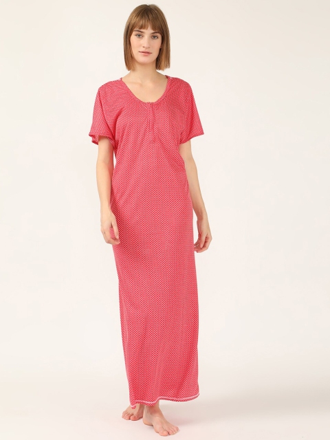 

V2 Value & Variety Red Printed Maxi Nightdress