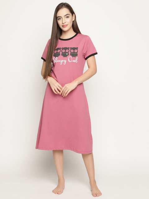 

V2 Value & Variety Pink Printed Nightdress