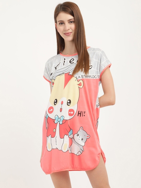 

V2 Value & Variety Pink Printed Nightdress