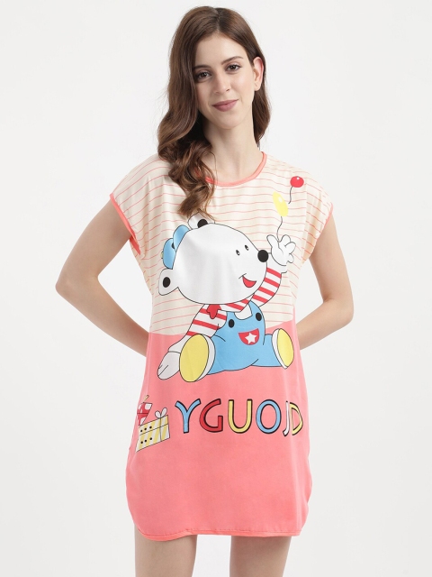 

V2 Value & Variety Pink Printed Nightdress