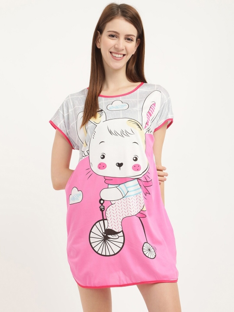 

V2 Value & Variety Pink Printed Nightdress