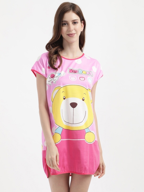 

V2 Value & Variety Pink Printed Nightdress