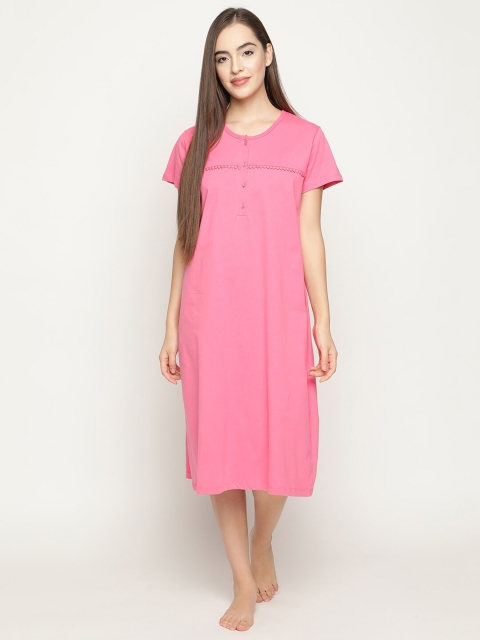 

V2 Value & Variety Pink Pure Cotton Nightdress