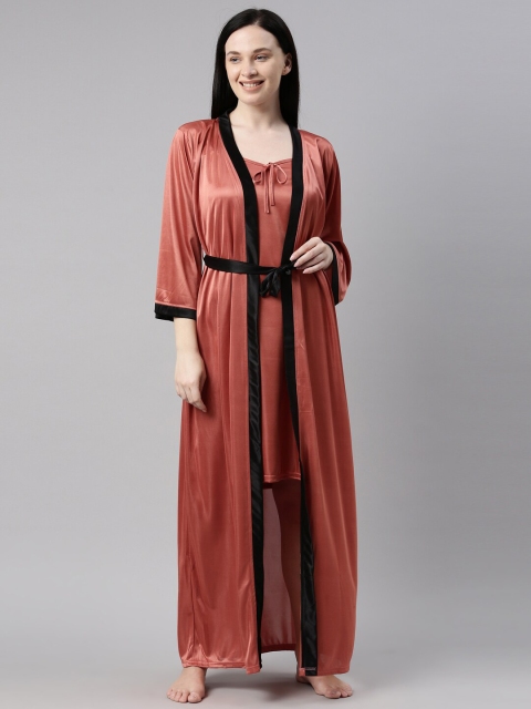

Bailey sells Copper-Toned Satin Maxi Nightdress