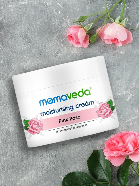 

Mamaveda Unisex Pink Rose Moisturizing Cream 200 gm