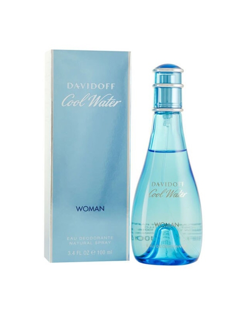 

DAVIDOFF Women Cool Water Deodorant Spray 100Ml, Blue