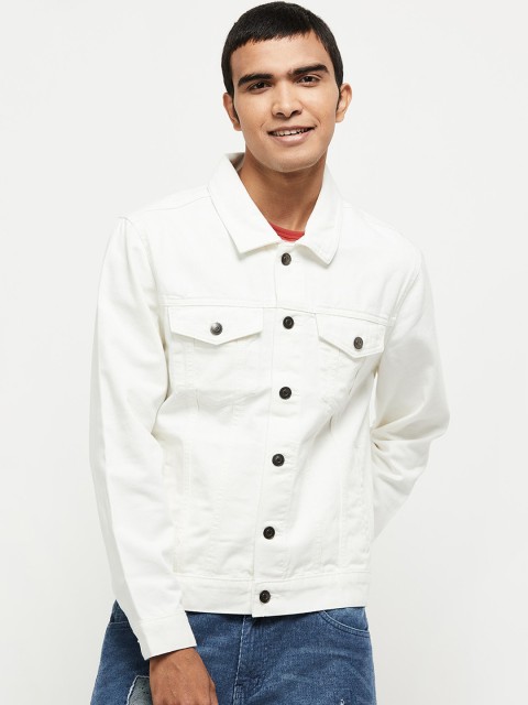 

max Men Off White Tailored Pure Cotton Jacket