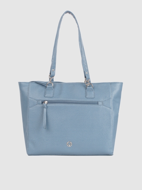 

Allen Solly Blue PU Structured Shoulder Bag