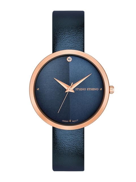 

STUDIO ETHENO Women Blue Stainless Steel Straps Analogue Watch RP16-RG