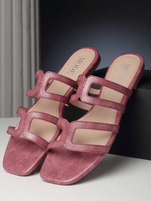 

Mode by Red Tape Women Pink Open Toe Flats