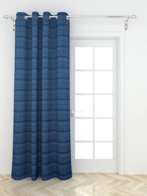 

Home Centre Navy Blue Striped Door Curtain