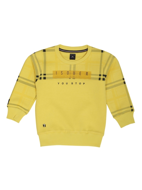 

Noddy Boys Yellow Printed Sweatshirt