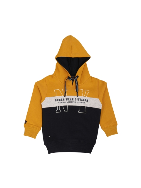 

Noddy Boys Mustard Colourblocked Sweatshirt