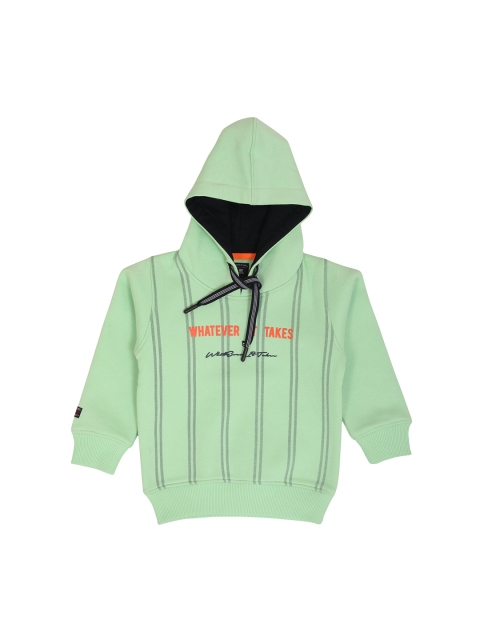 

Noddy Boys Green Striped Hooded Sweatshirt